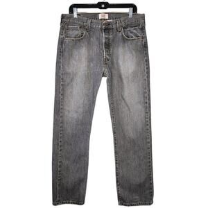 Levi's Men Jeans, Original 501 Button-Fly Made In Mexico Straight Leg Jeans, 34